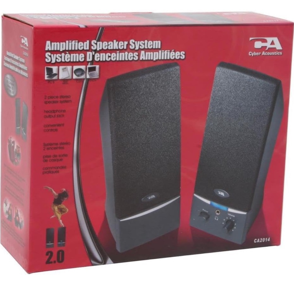 Cyber Acoustics Amplified Computer Speaker System